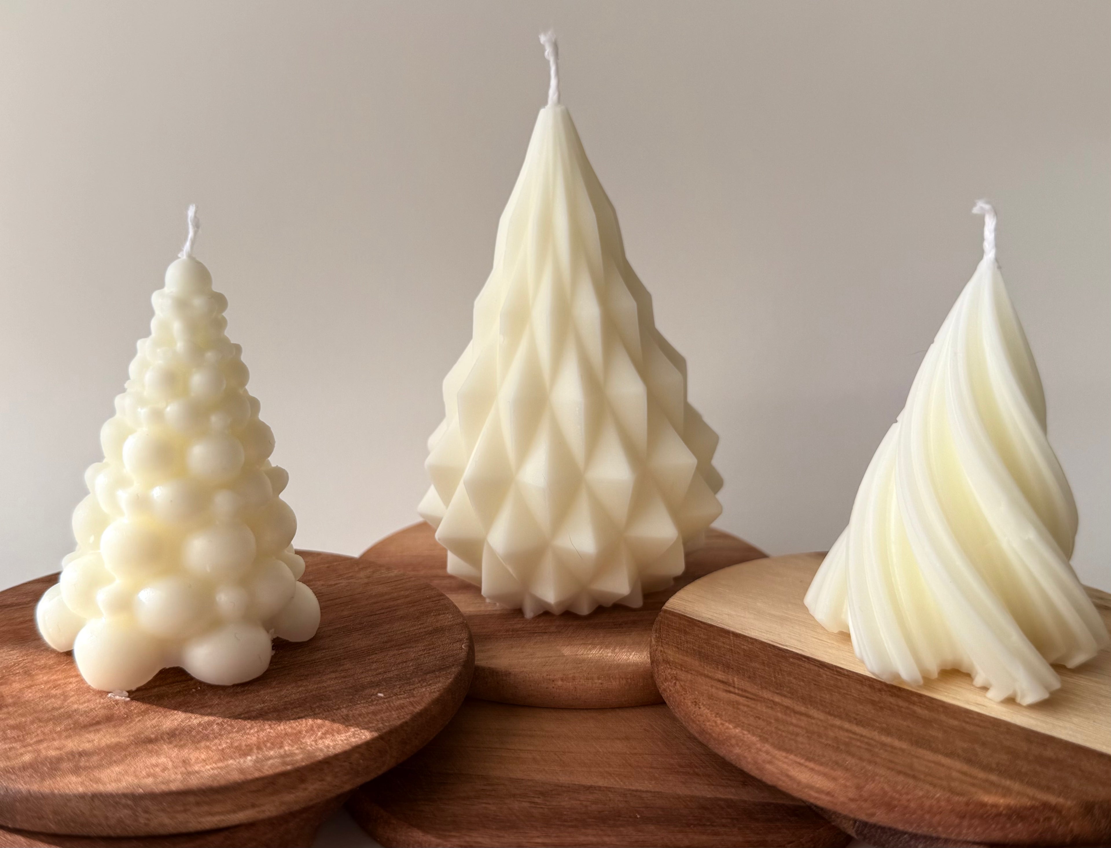 CHRISTMAS SCULPTED CANDLES